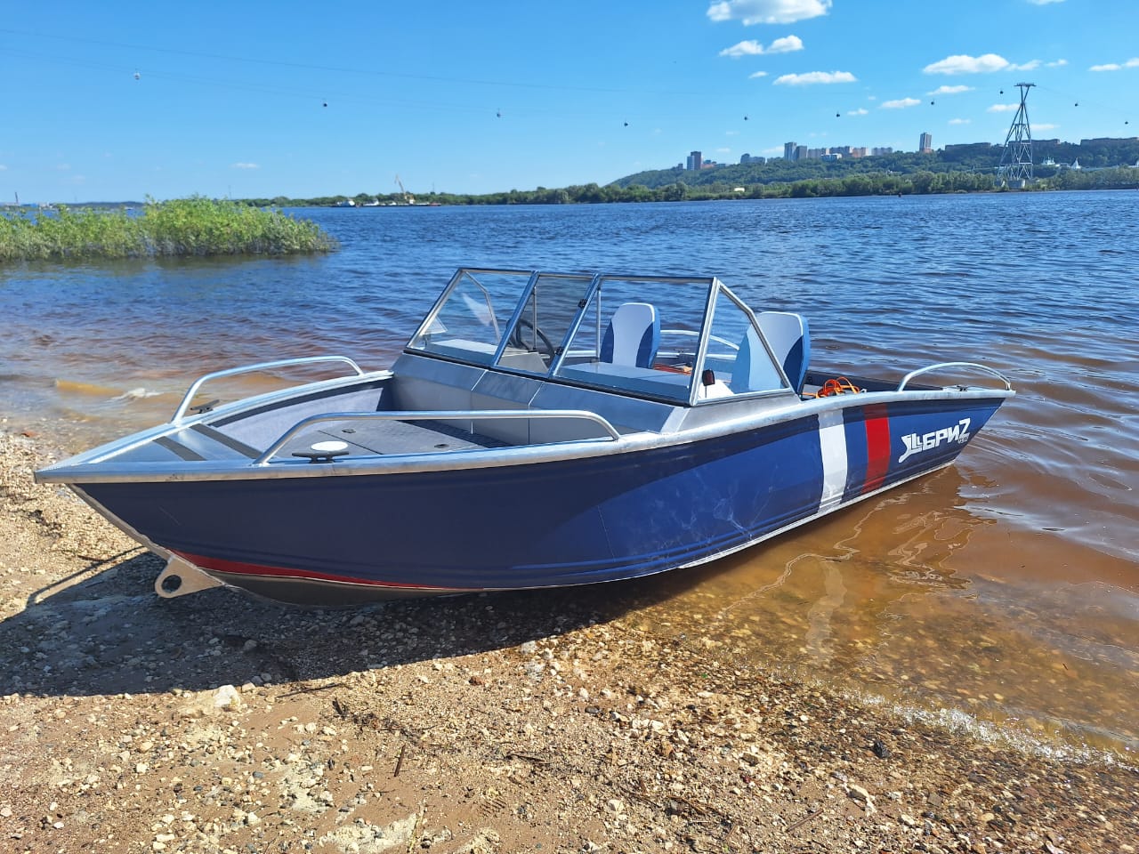 БриZ-450 KK (рестайлинг) алюминиевая моторная лодка 